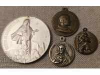 Lot, Religion old pendants, medal.