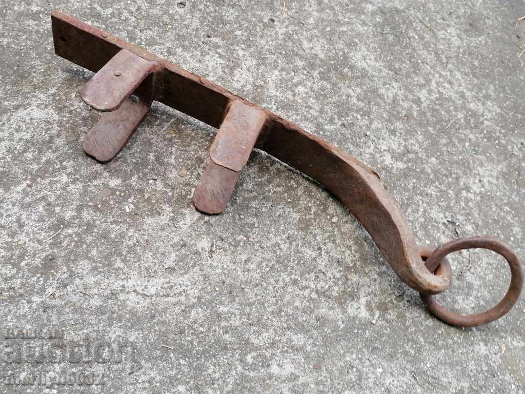 Old brake for wagon wagon wrought iron primitive - 6 Old brake for wagon wagon wrought iron primitive - 6