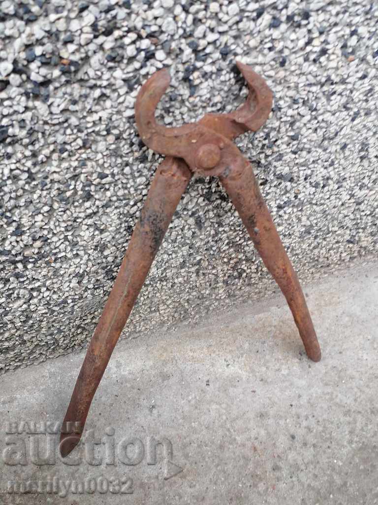 Old forging pliers, wrought iron, wrought iron - 6 Old forging pliers, wrought iron, wrought iron - 6