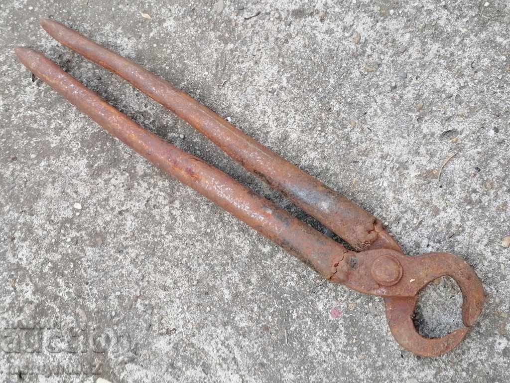 Old forging pliers, wrought iron, wrought iron - 7 Old forging pliers, wrought iron, wrought iron - 7