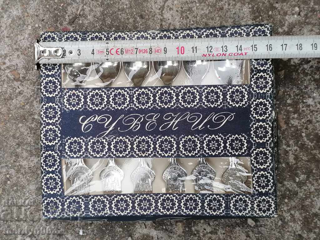 Set of 6 spoons for sweet ice cream Veliko Tarnovo - 6 Set of 6 spoons for sweet ice cream Veliko Tarnovo - 6