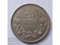 20 λέβα Βουλγαρία 1940 # 3