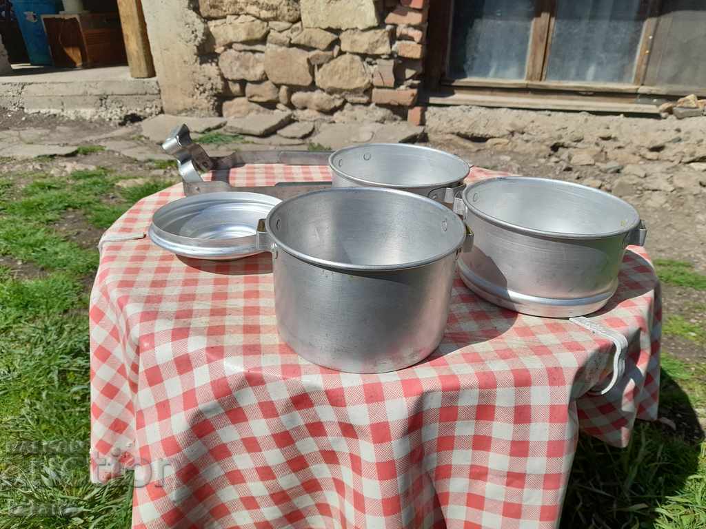 Auction  Old food containers