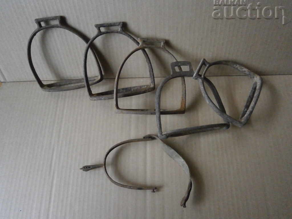 lot of antique stirrups spur stirrup - 7 lot of antique stirrups spur stirrup - 7