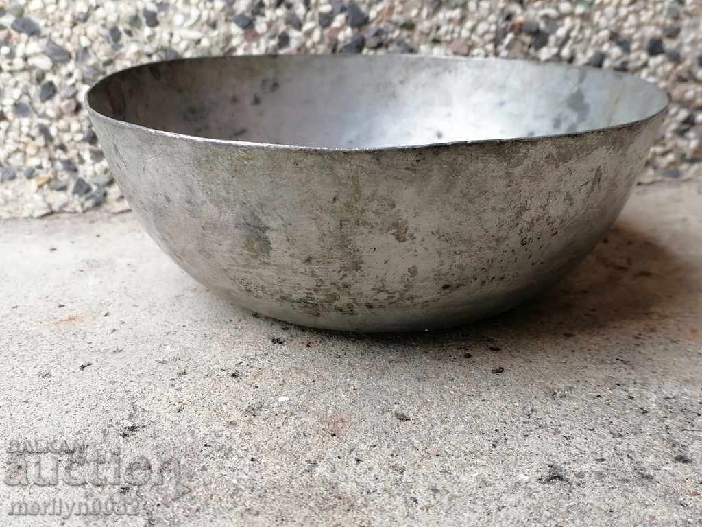 Copper bowl tas bowl sahan late 19th century with price 57.00 BGN | € 29.14 Copper bowl tas bowl sahan late 19th century with price 57.00 BGN | € 29.14