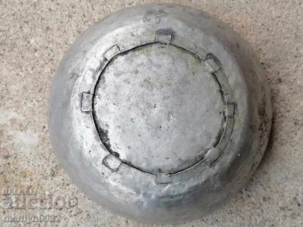 Auction Copper bowl tas bowl sahan late 19th century Auction Copper bowl tas bowl sahan late 19th century