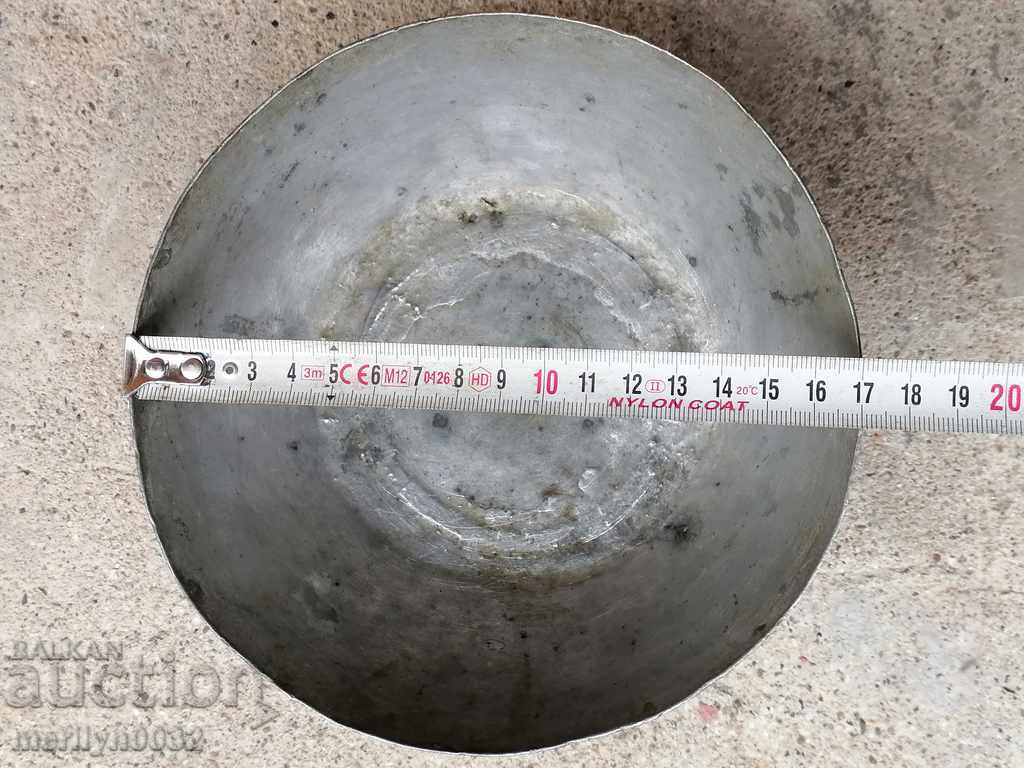 Copper bowl tas bowl sahan late 19th century - 5 Copper bowl tas bowl sahan late 19th century - 5