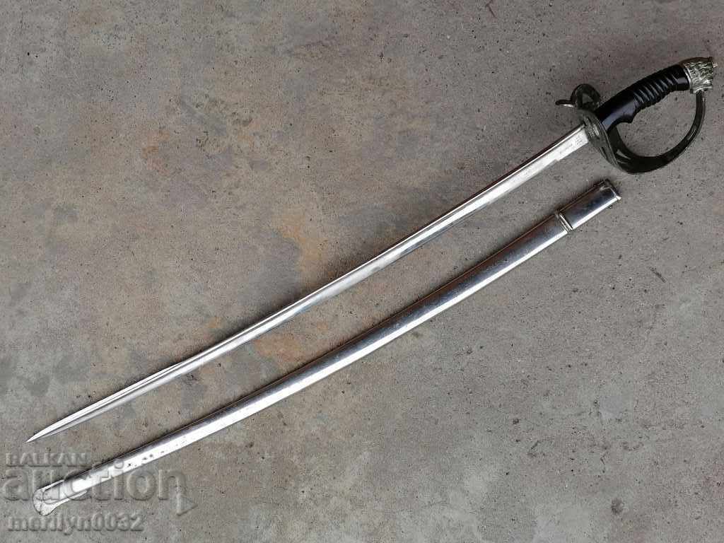 Officer's saber Serbia with kanya checker blade sword palash with price 1695.00 BGN | € 866.64 Officer's saber Serbia with kanya checker blade sword palash with price 1695.00 BGN | € 866.64