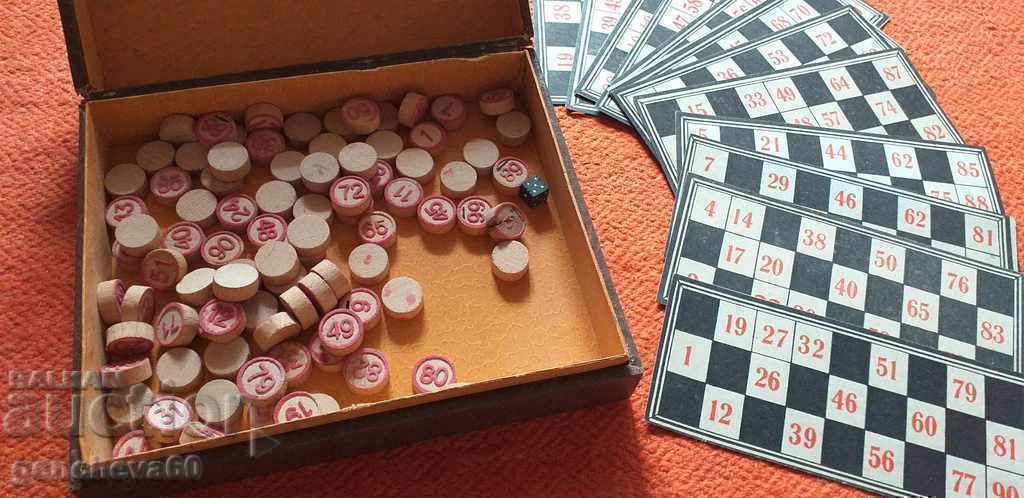 Old games Lotto Bingo with 2 pairs of checkers with price 80.00 BGN | € 40.90 Old games Lotto Bingo with 2 pairs of checkers with price 80.00 BGN | € 40.90