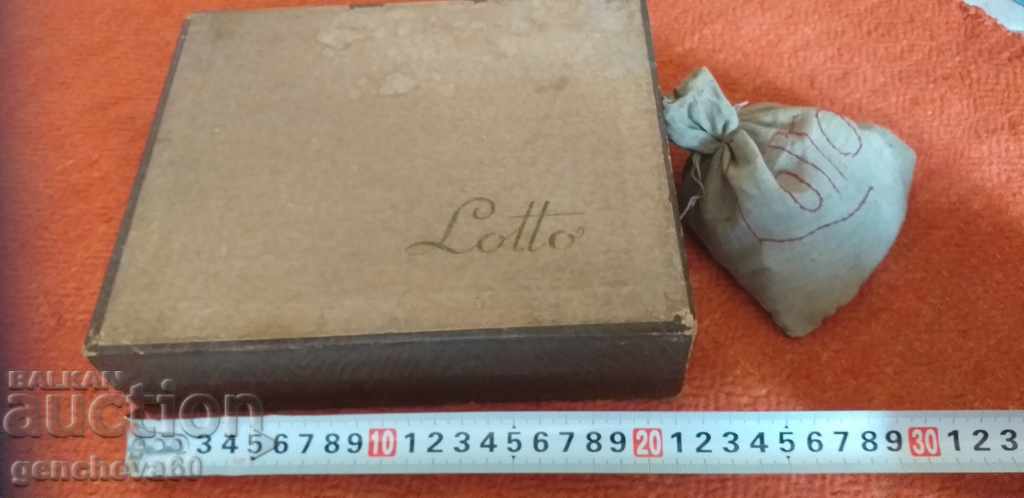 Auction Old games Lotto Bingo with 2 pairs of checkers Auction Old games Lotto Bingo with 2 pairs of checkers