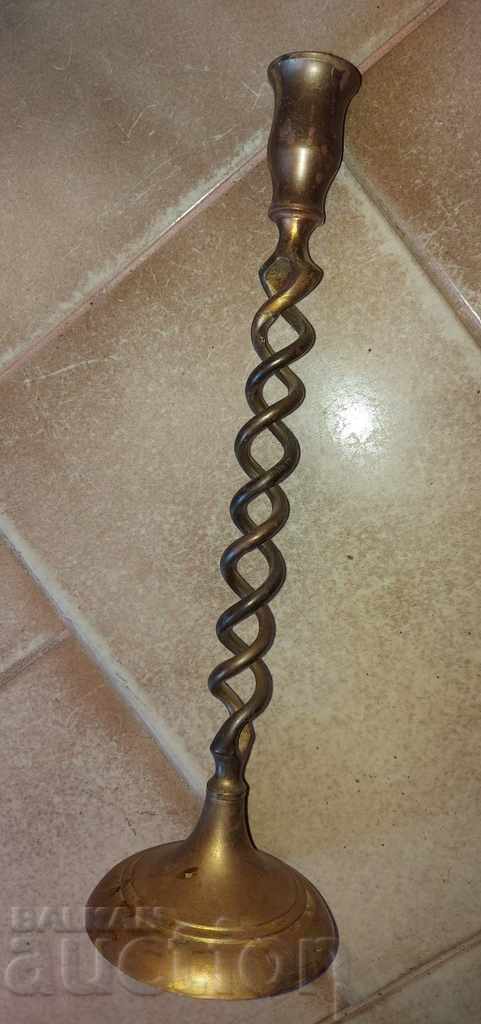 Delivery of OLD RARE METAL CANDLE HOLDER CANDLE