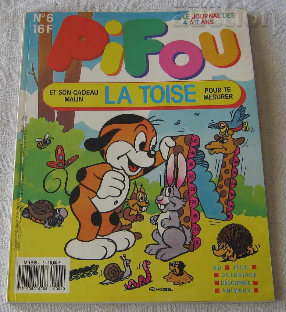 PIFOU № 6 1988 PIFOU CHILDREN'S MAGAZINE KANGAROO