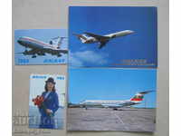 Cards and calendars 1984 BGA Balkan Airlines