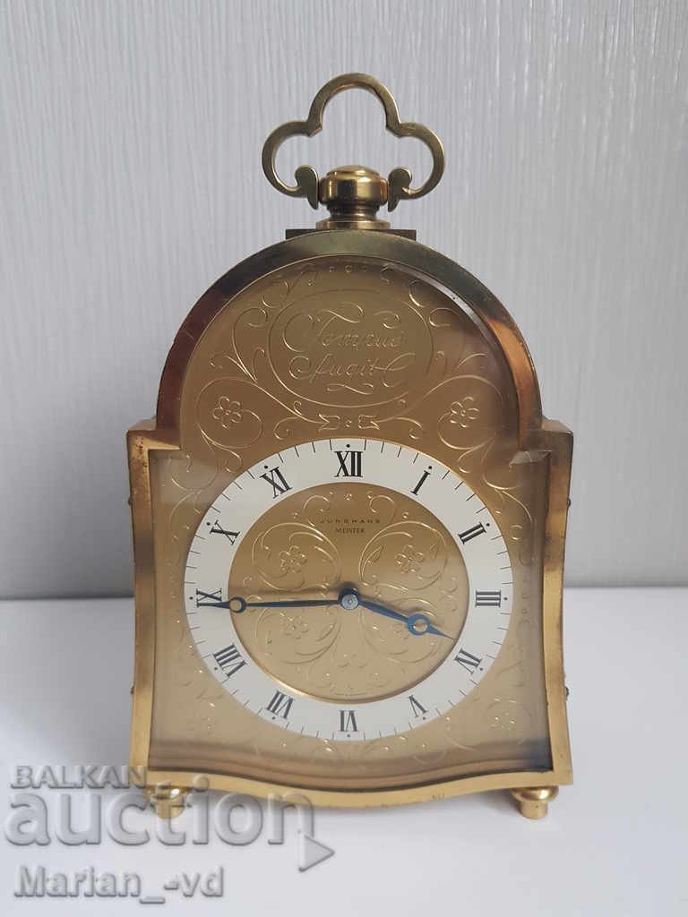 Rare Junghans Meister table clock