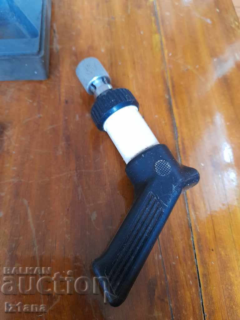 Delivery of An old mechanical screwdriver