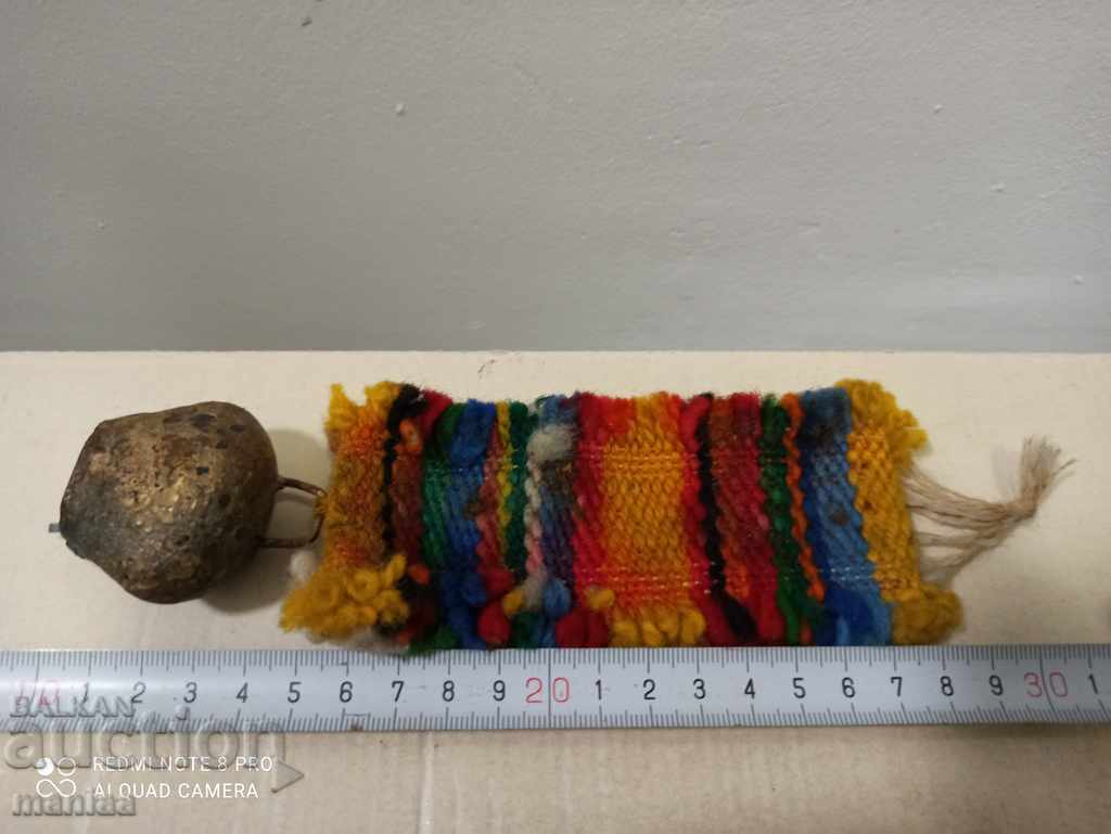 Decorative cauldron with Rhodope embroidery Decorative cauldron with Rhodope embroidery