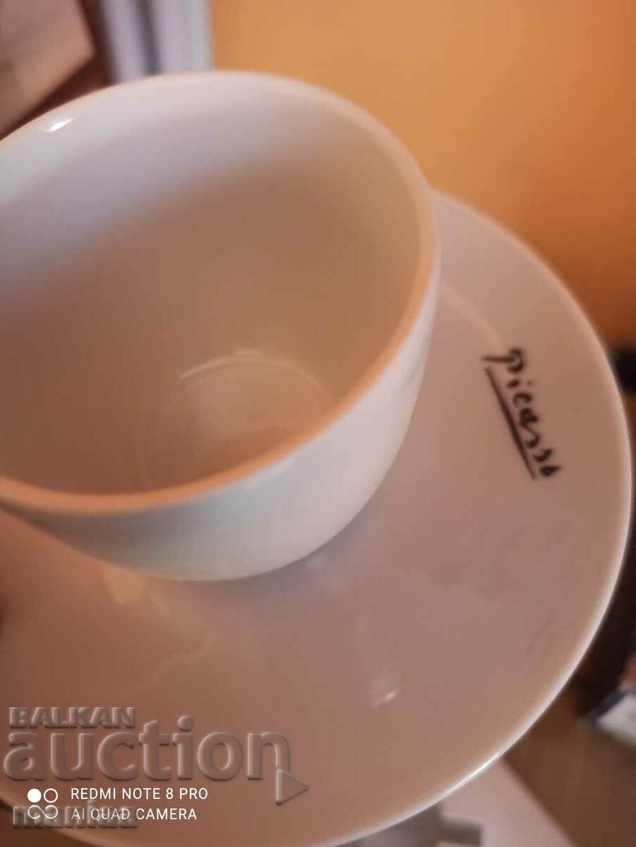 Two Porcelain Picasso Cups - 6 Two Porcelain Picasso Cups - 6