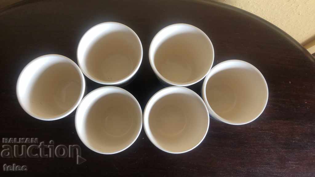 Auction  Set of six glasses from the GDR