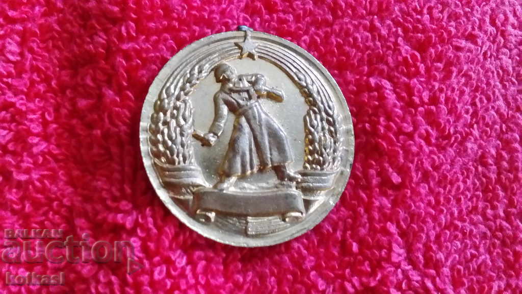 Ένα παλιό κοινωνικό μετάλλιο για τη Μποέβα
