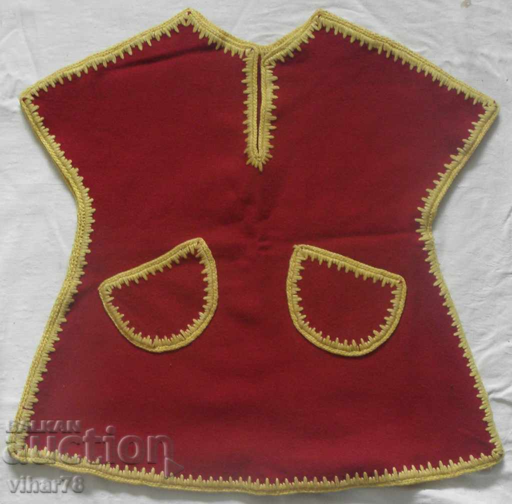 top of children's costume - embroidery