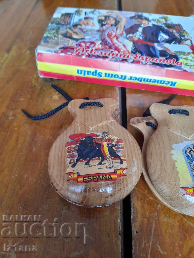 Auction Old castanets Auction Old castanets