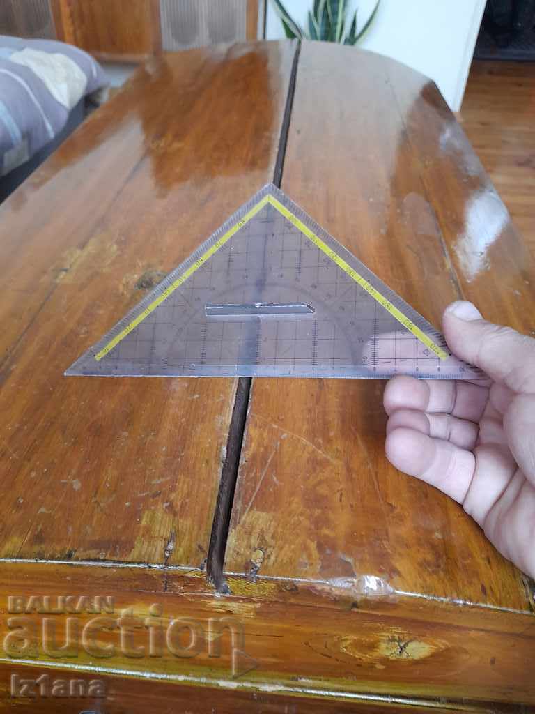 Old triangle, protractor with price 10.00 BGN | € 5.11