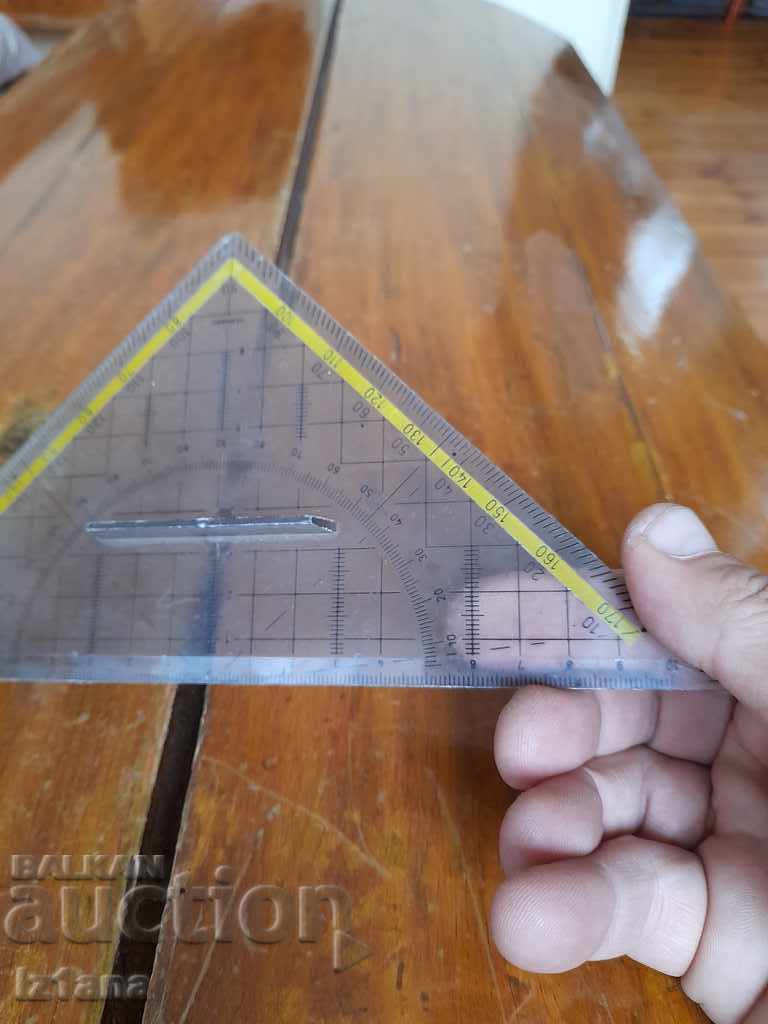 Delivery of Old triangle, protractor