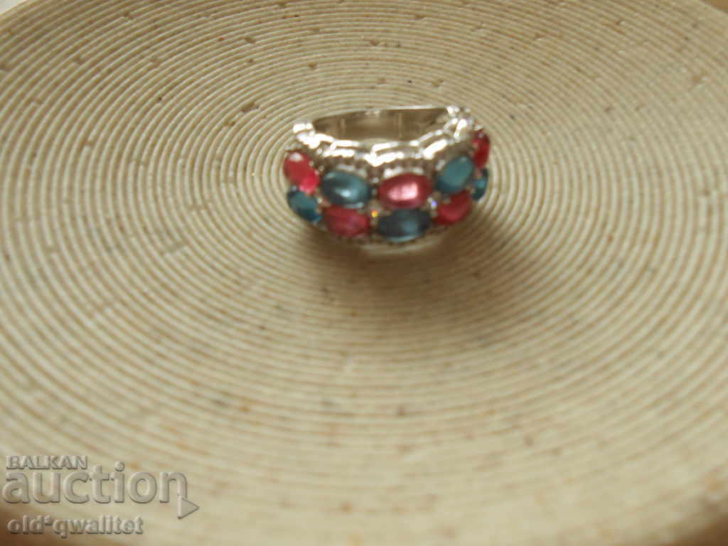 MAGNIFICENT SILVER RING, 925 SILVER - 5 MAGNIFICENT SILVER RING, 925 SILVER - 5