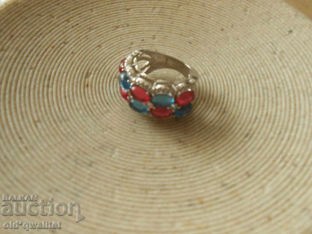 MAGNIFICENT SILVER RING, 925 SILVER - 6 MAGNIFICENT SILVER RING, 925 SILVER - 6