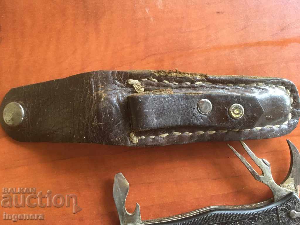 KNIFE FOLD A LEATHER CASH WITHOUT GAPS - 5 KNIFE FOLD A LEATHER CASH WITHOUT GAPS - 5