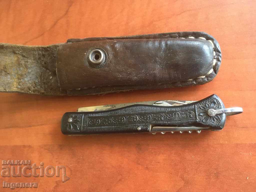 KNIFE FOLD A LEATHER CASH WITHOUT GAPS - 6 KNIFE FOLD A LEATHER CASH WITHOUT GAPS - 6