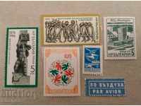 Mărci poștale sociale ale Republicii Populare Bulgaria nefolosite - 6 buc