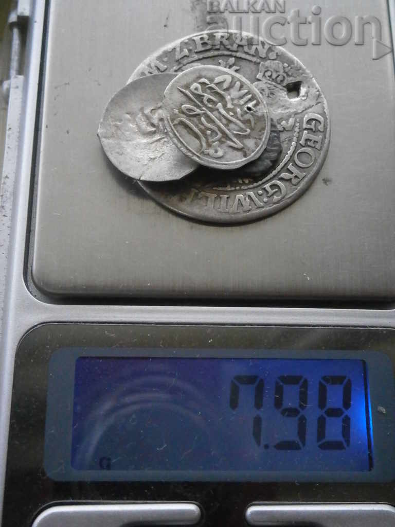 old european silver coin lot - 7 old european silver coin lot - 7