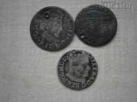 παλιά ευρωπαϊκή παρτίδα ασημένιου νομίσματος