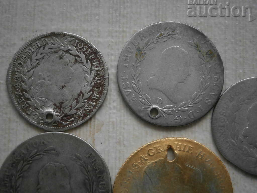 παλιά ευρωπαϊκή παρτίδα ασημένιου νομίσματος - 6 παλιά ευρωπαϊκή παρτίδα ασημένιου νομίσματος - 6