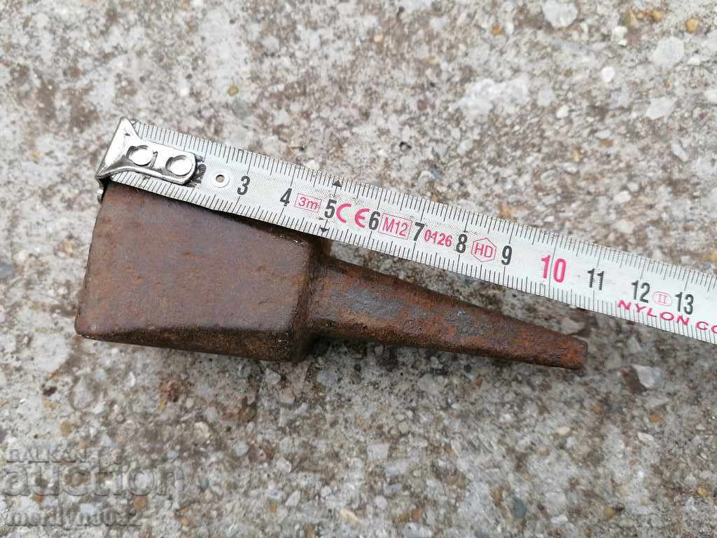 An old anvil for hair sticking, wrought iron - 6 An old anvil for hair sticking, wrought iron - 6