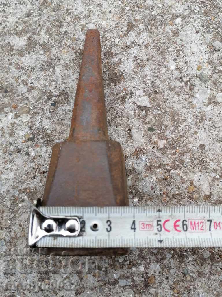 An old anvil for hair sticking, wrought iron - 7 An old anvil for hair sticking, wrought iron - 7