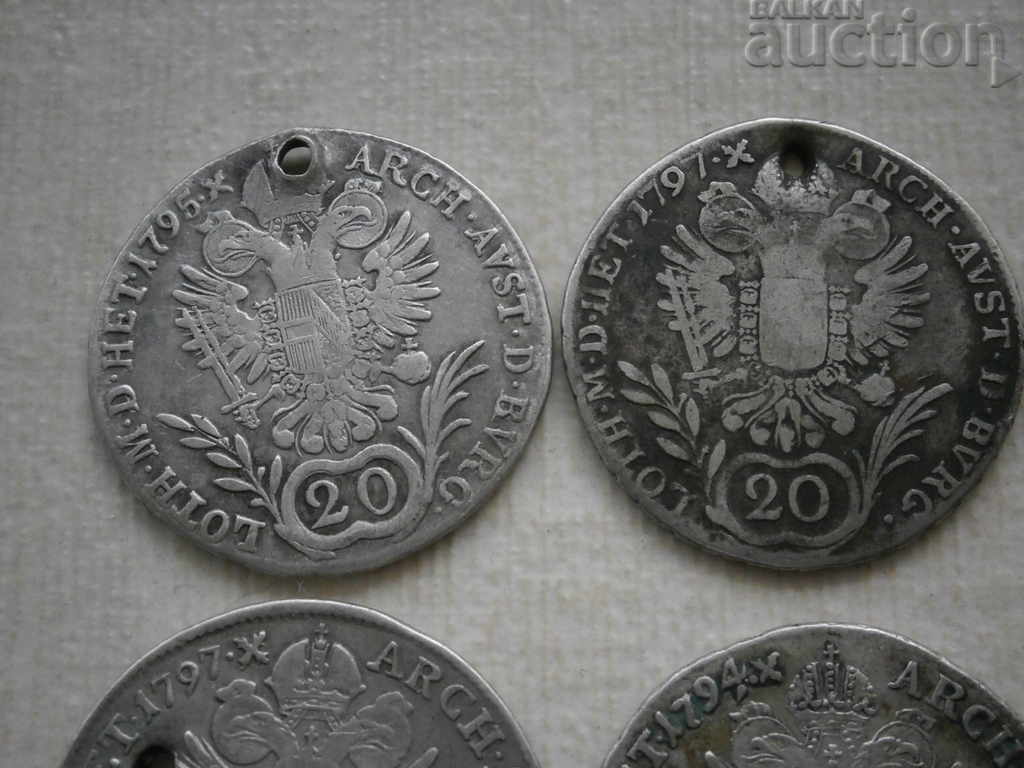 Auction  old european silver coin lot