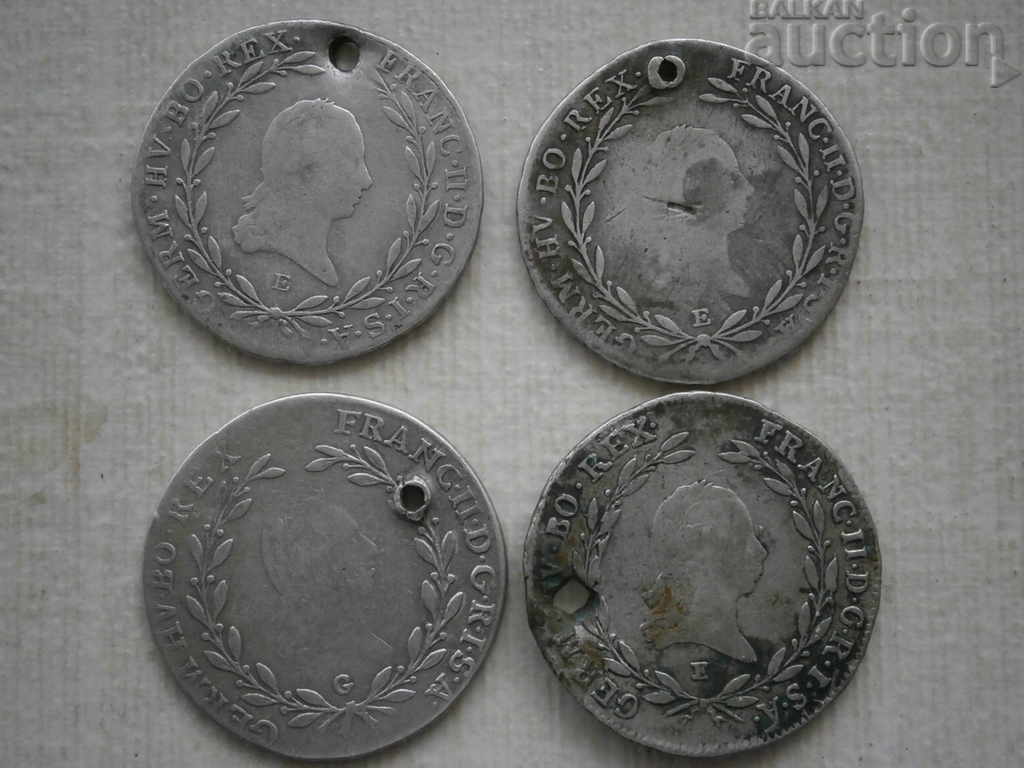 Delivery of old european silver coin lot