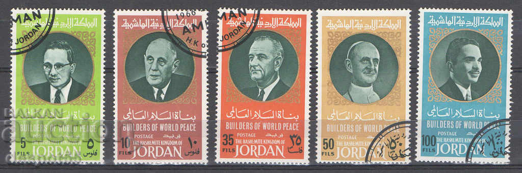 1967. Jordan. "Builders of World Peace".