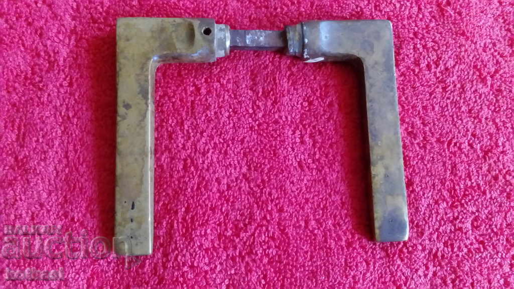 Old solid metal bronze brass handles door lock furniture - 6 Old solid metal bronze brass handles door lock furniture - 6