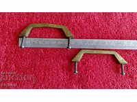 Old metal bronze brass handles for furniture cabinet 2 pcs.