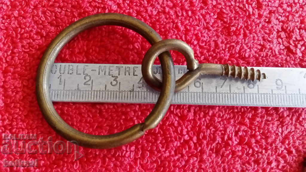 Аукцион Стари метални халки мебели шкаф врата Аукцион Стари метални халки мебели шкаф врата