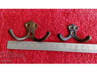 Old metal bronze brass hangers 2 pcs.