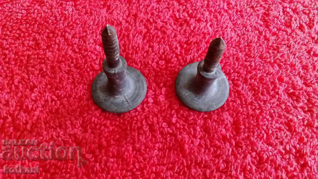 Аукцион Стари метални бронз месинг алуминий дръжки шкаф мебел 2 бр Аукцион Стари метални бронз месинг алуминий дръжки шкаф мебел 2 бр