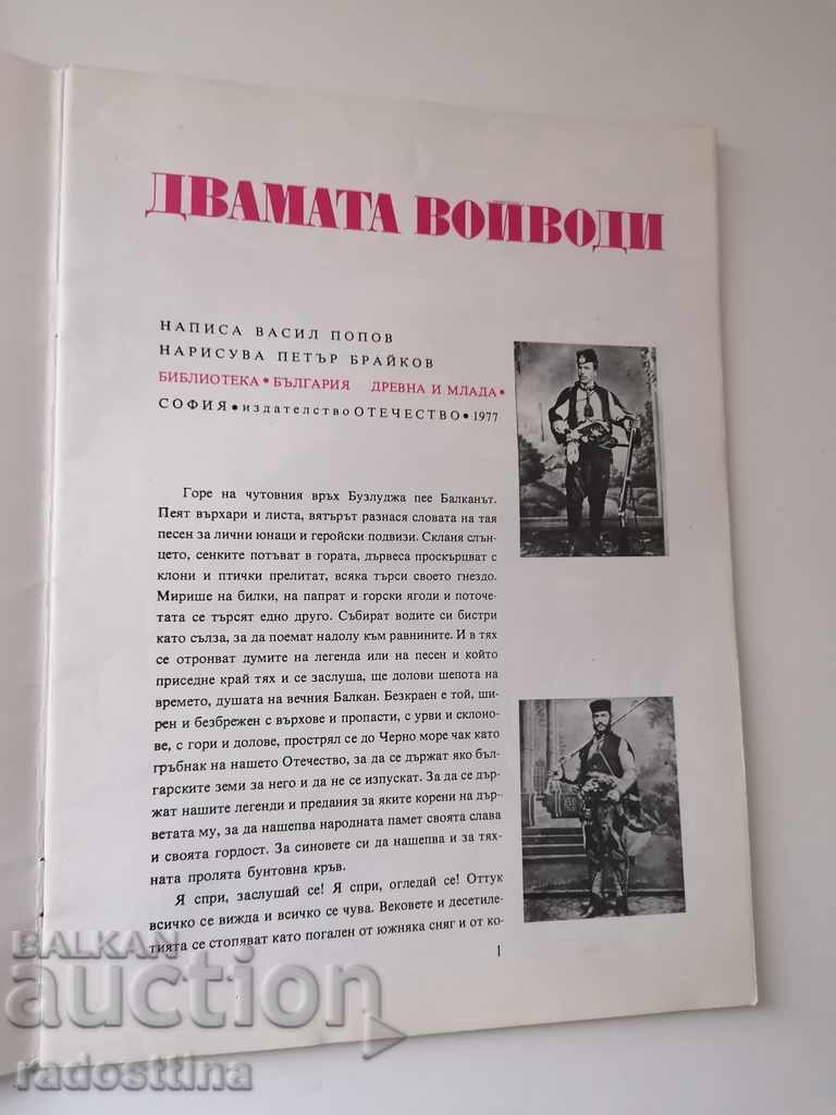 The two voivodes are artist Petar Braikov with price 10.00 BGN | € 5.11