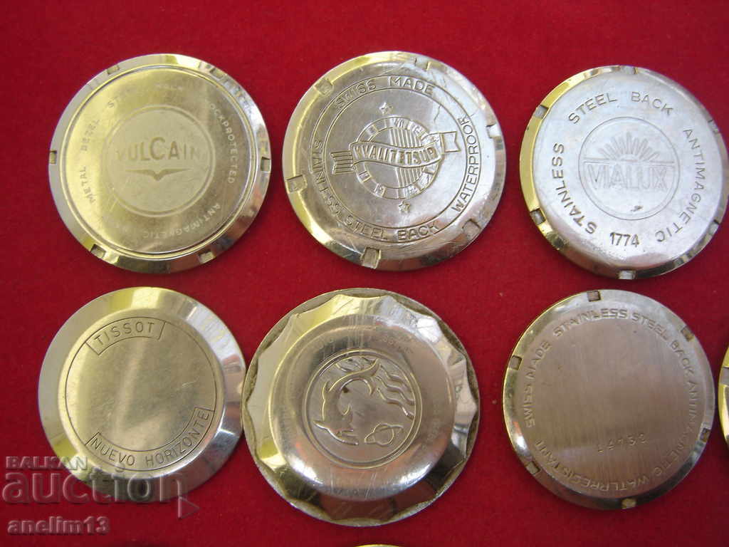 Auction LOT OF SWISS WATCH COVERS Auction LOT OF SWISS WATCH COVERS