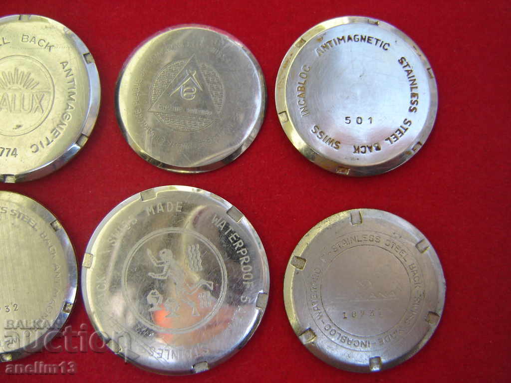 LOT OF SWISS WATCH COVERS - 5 LOT OF SWISS WATCH COVERS - 5