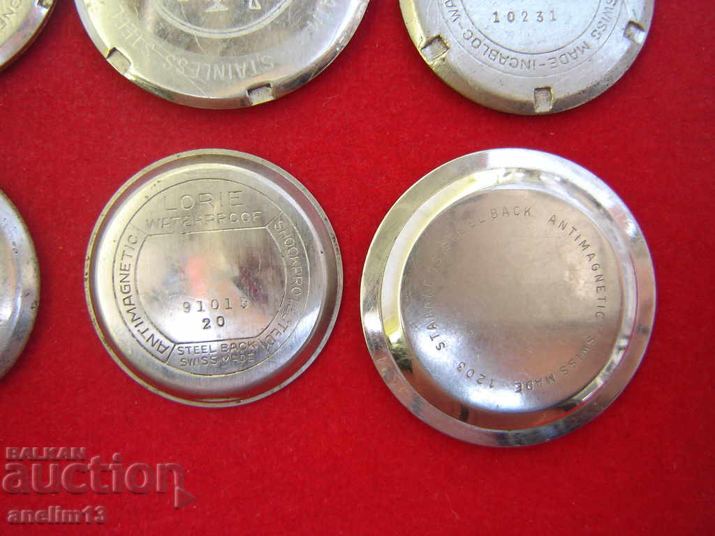 LOT OF SWISS WATCH COVERS - 6 LOT OF SWISS WATCH COVERS - 6