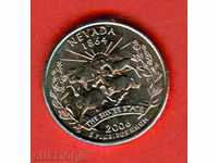 USA USA 25 cent issue issue 2006 P NEVADA - HONEY UNC. UNC